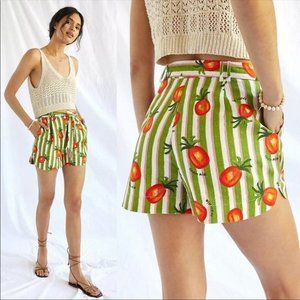 Farm Rio for Anthropologie Fresh-Picked Shorts Medium M NEW